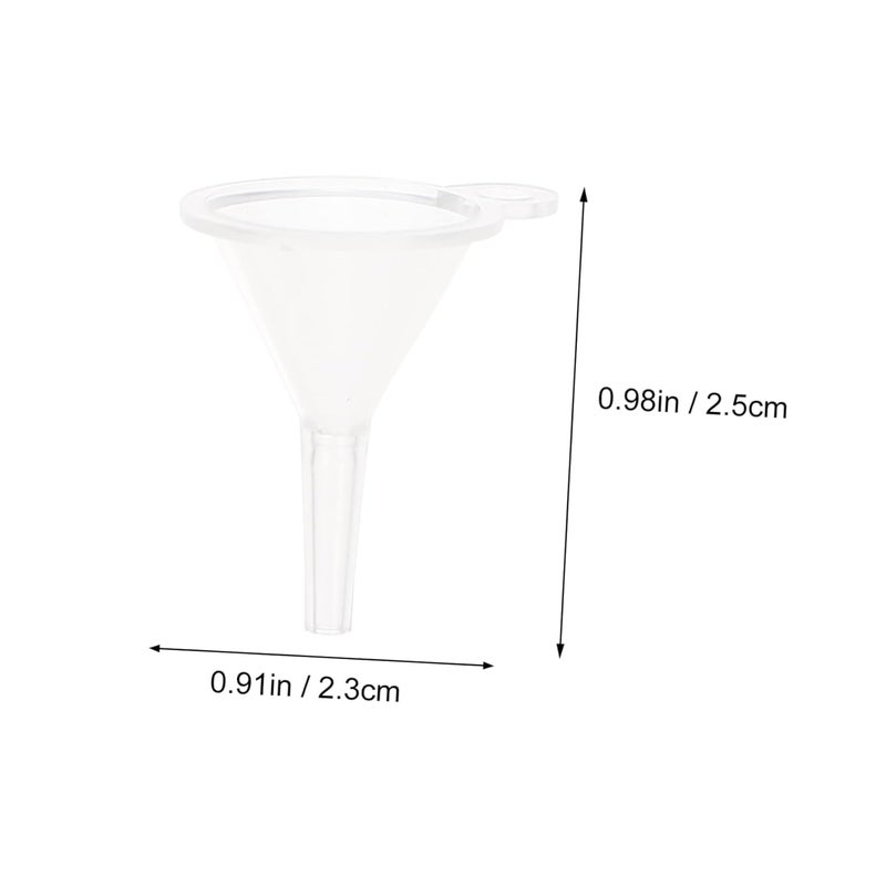 10 Pack Mini Funnels Portable for Perfume Essential Oils Transfer Lightweight DIY Tool - Image 2